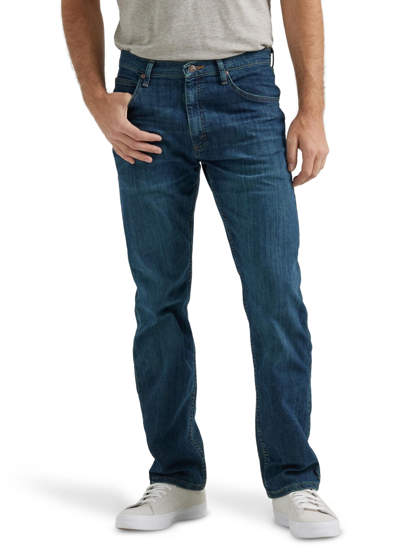 Wrangler Authentics Men's Regular Fit Comfort Flex Waist Jean