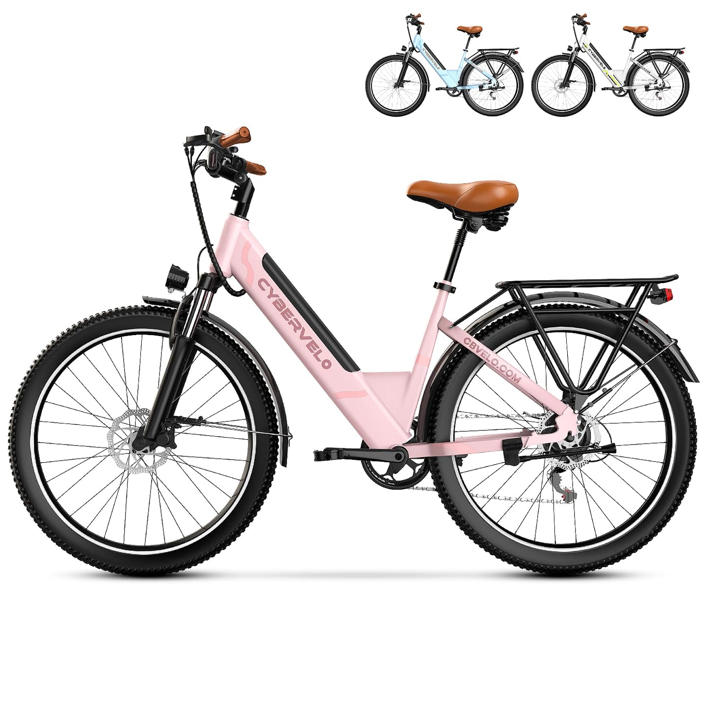 1000W Ebikes for Adults,80 Miles Max Range Removable Battery Ebike,26" Electric Bike for Adults Adult Electric Bike for Commute(7-Speed)