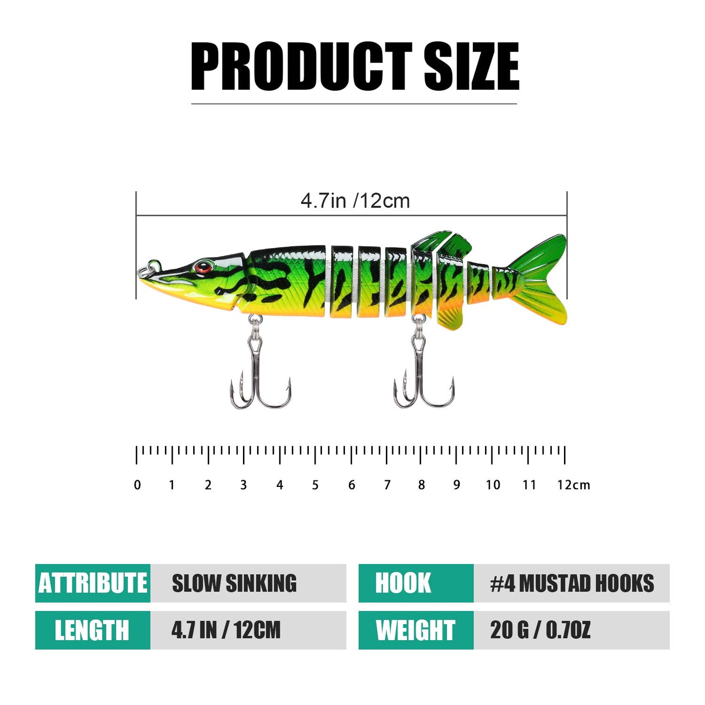 TRUSCEND Swimmax for Freshwater and Saltwater, Lifelike Fishing Lures for Bass Trout Crappie Walleye Pike Bluegill Salmon, Swimbait for Bass Fishing, Amazing Fishing Gear Gifts for Family Fishing