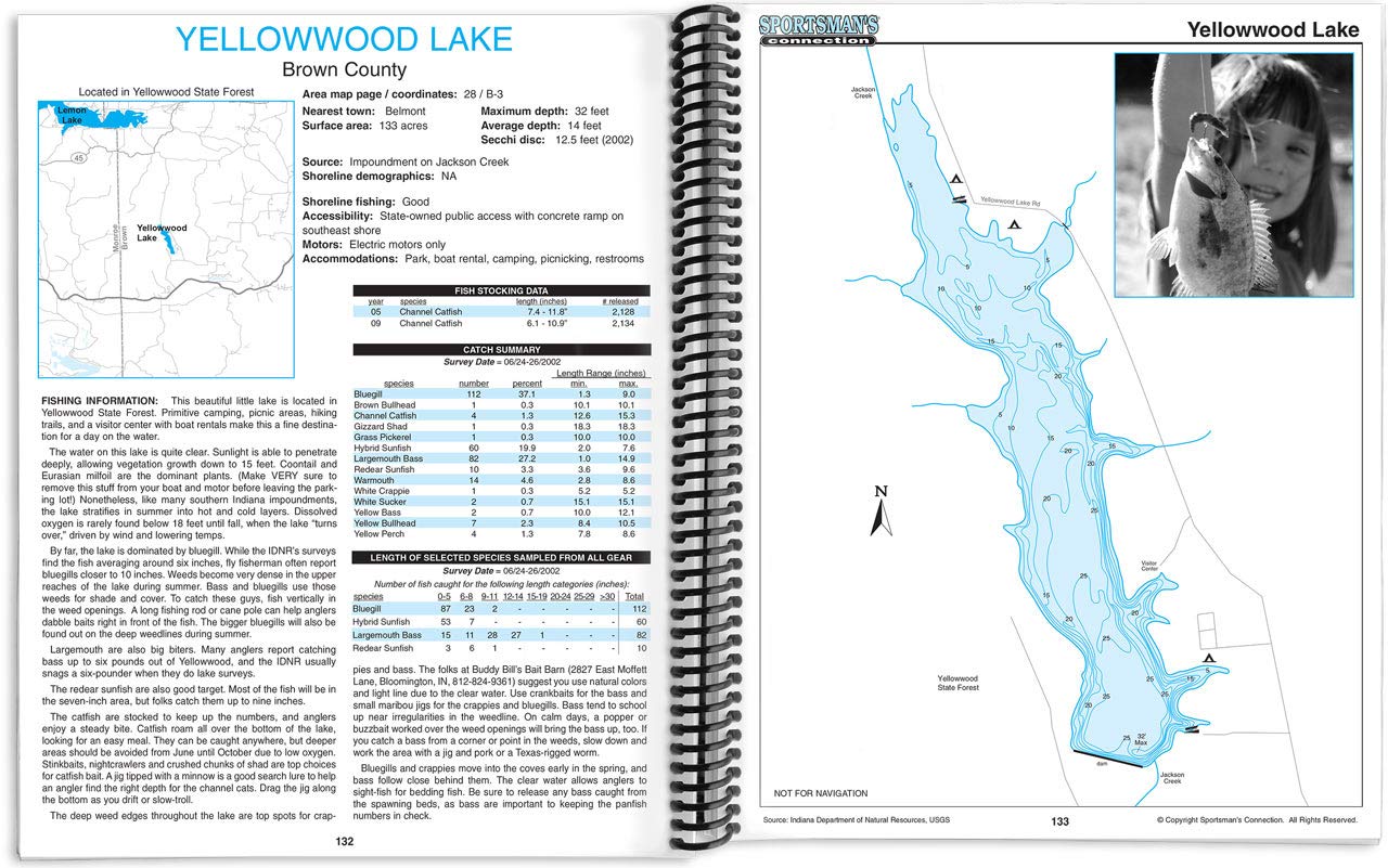 Southern Indiana Fishing Map Guide