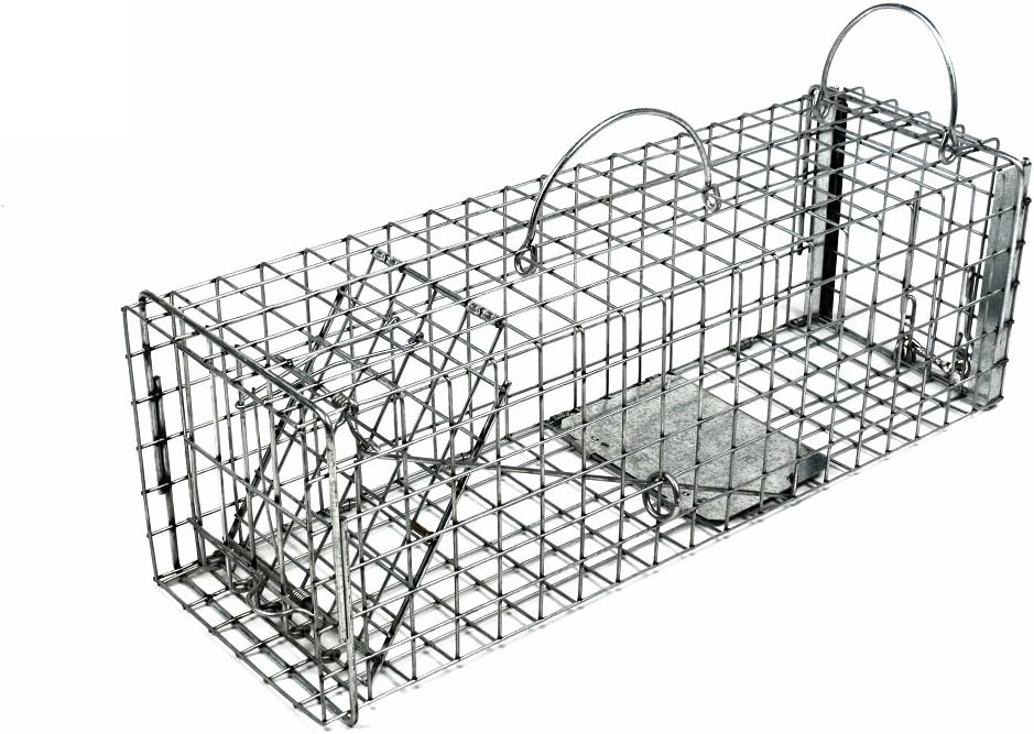 Tomahawk Live Trap - Model 603 - Original Series Rigid Live Trap with one Trap Door and Easy Release Door - 19x6x6 for Squirrel, Rat, Muskrat Sized Animals