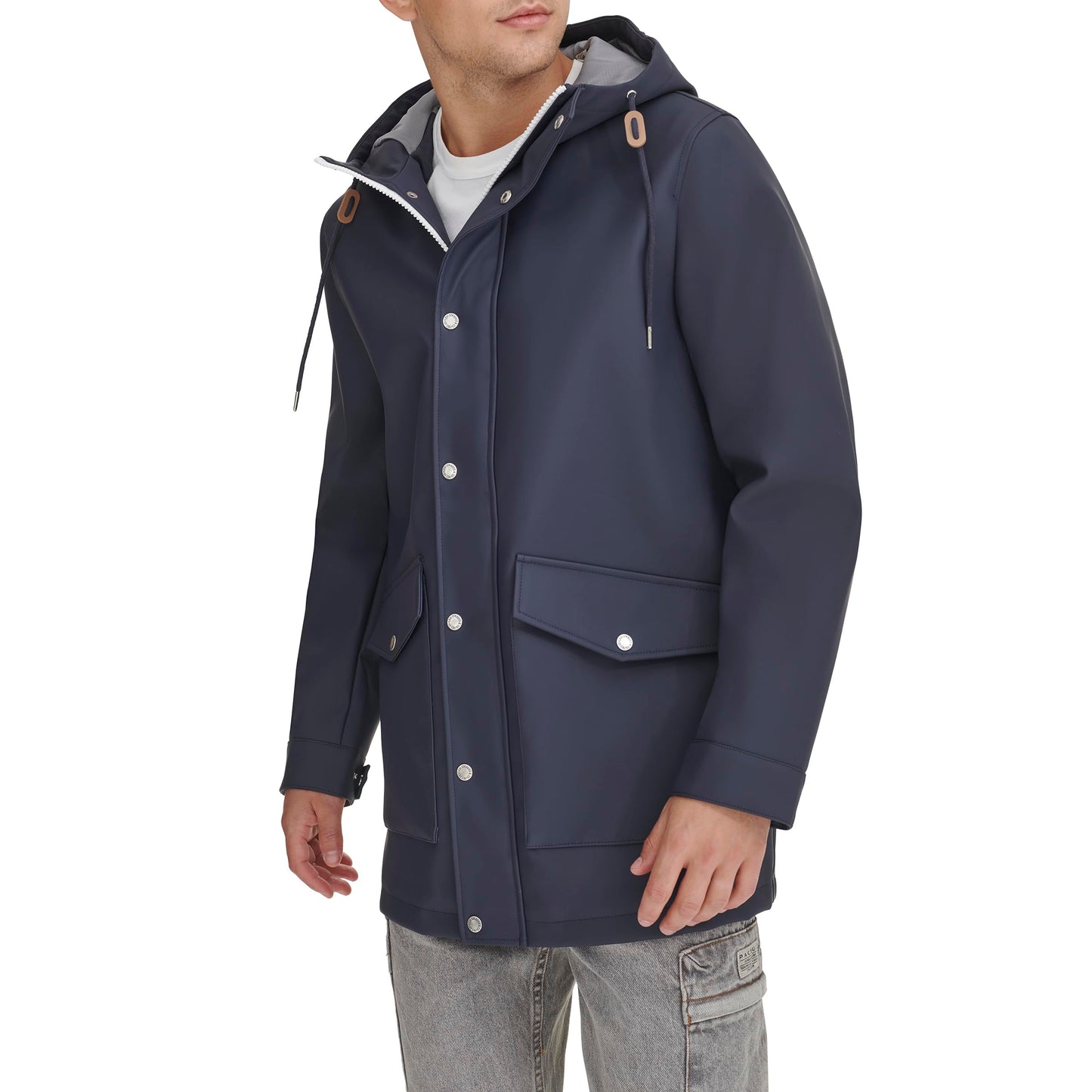 Levi's Men's Rubberized Rain Parka Jacket