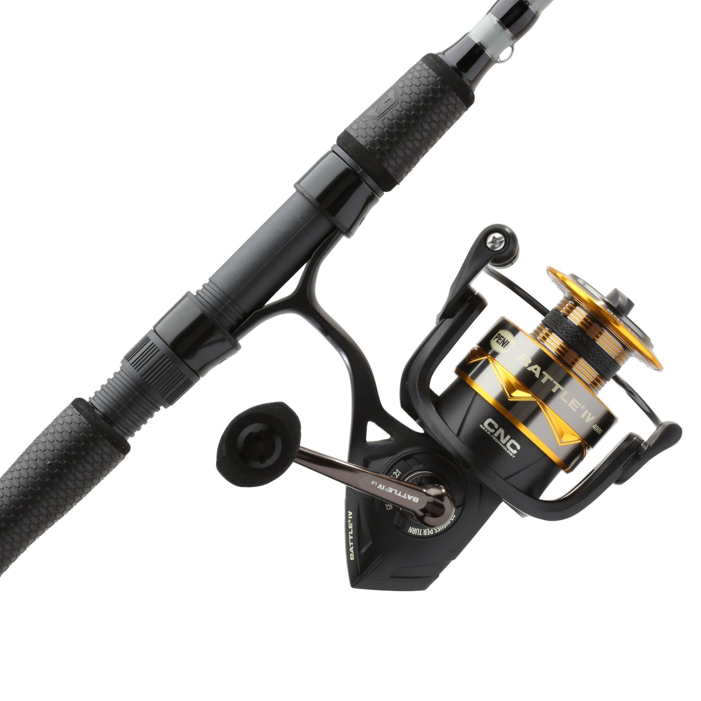 PENN Battle IV Spinning Reel and Fishing Rod Combo