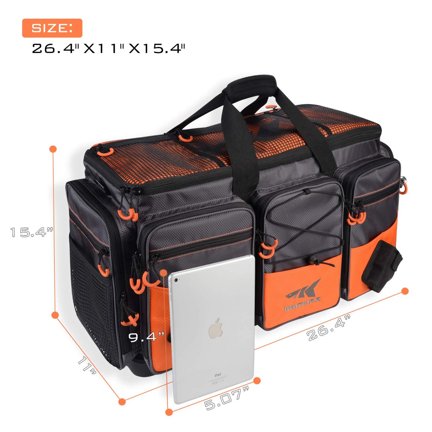KastKing Fishing Gear & Tackle Bags - Saltwater Resistant Fishing Bags - Fishing Tackle Storage Bags