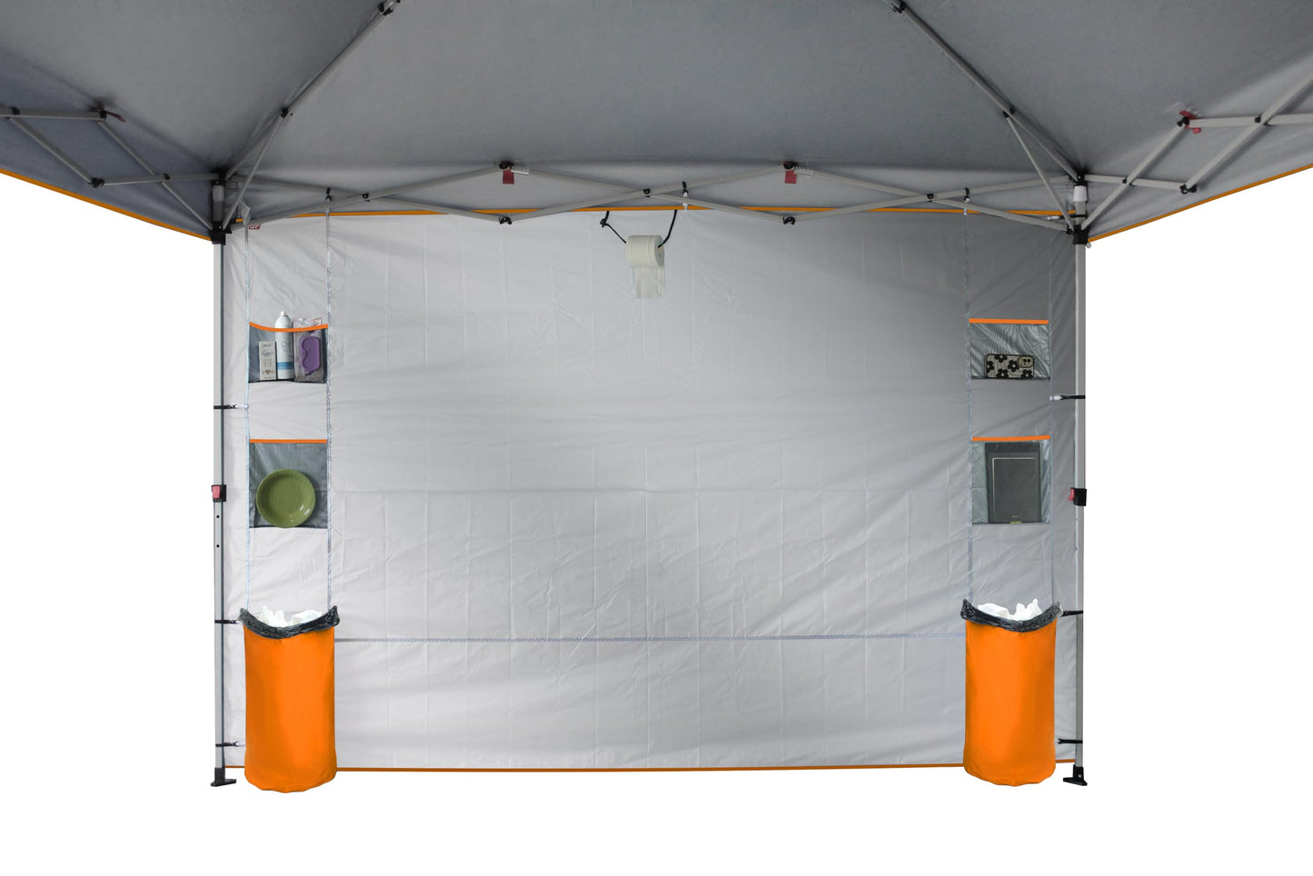 CROWN SHADES Canopy Tent 10x10 Pop Up Canopy Outdoor Shade with Pockets Sidewall, Easy Up Sun Shelter with One Person Set Up Center Lock, Portable Instant Camping Beach Canopy Tents, Forest Green