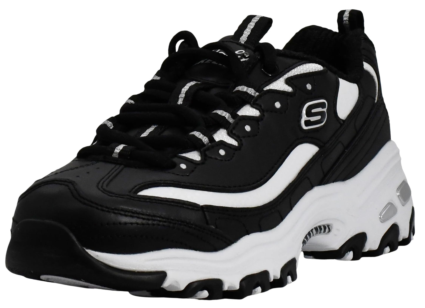 Skechers Women's D'Lites Fresh Start Memory Foam Lace-up Sneaker Fashion