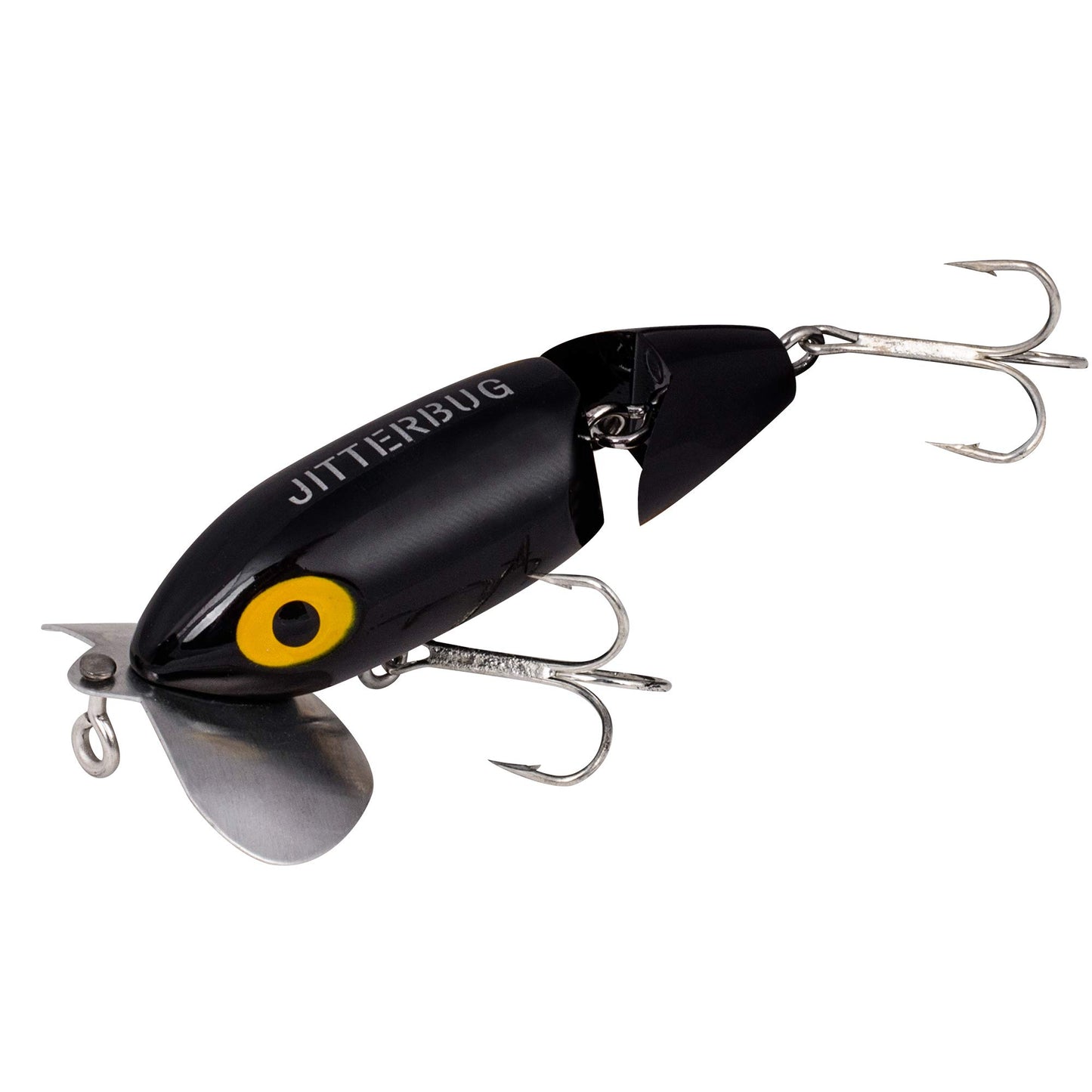 Jitterbug Topwater Bass Fishing Lure - Excellent for Night Fishing