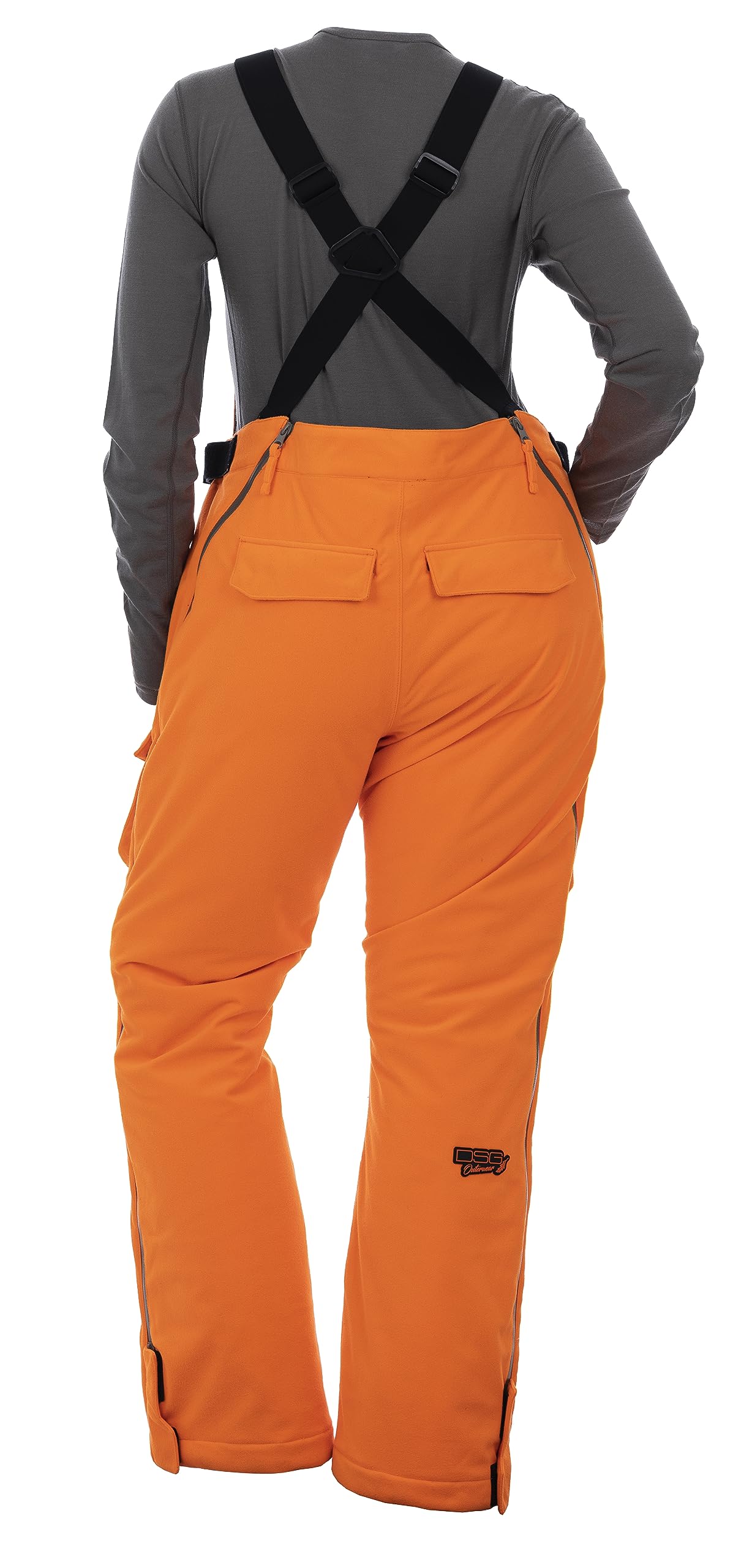 DOING SOMETHING GREAT Kylie 5.0 Camouflage Drop Seat Hunting Bibs for Women, DWR Waterproof, Thin Profile 120g Insulated