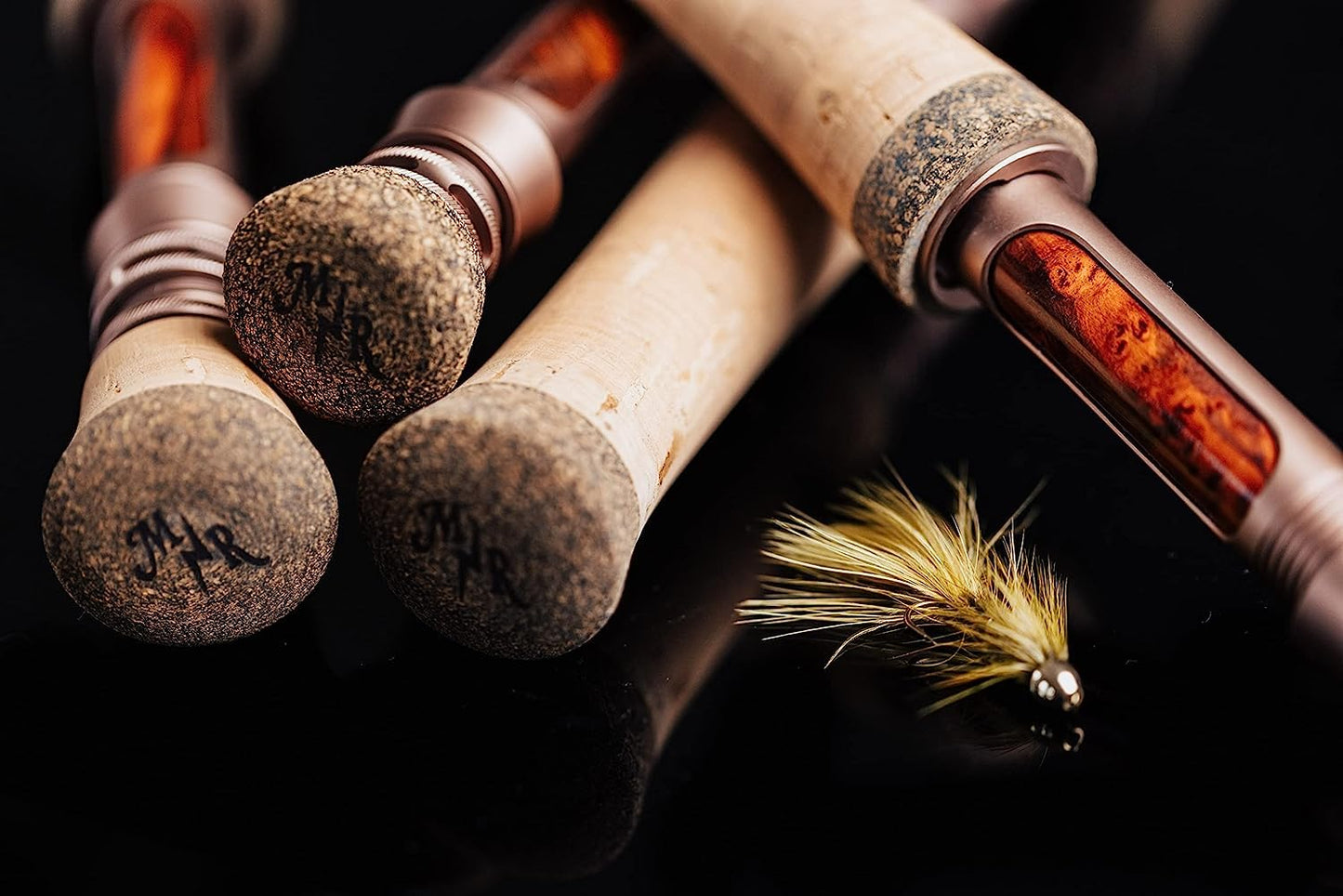 Moonshine Rod Co. Fly Fishing Rod with Carrying Case and Extra Rod Tip Section, Slow-Medium-Fast Action