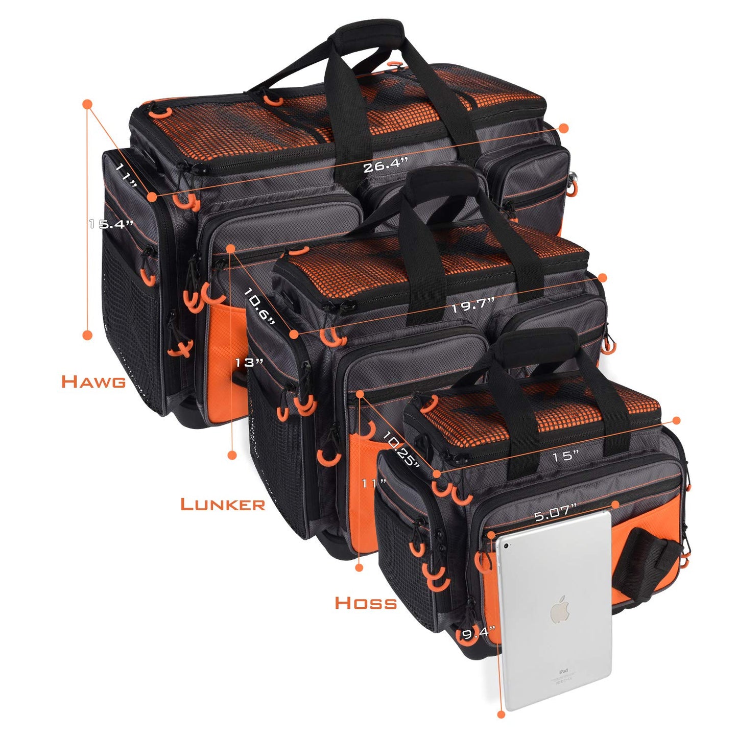 KastKing Fishing Gear & Tackle Bags - Saltwater Resistant Fishing Bags - Fishing Tackle Storage Bags