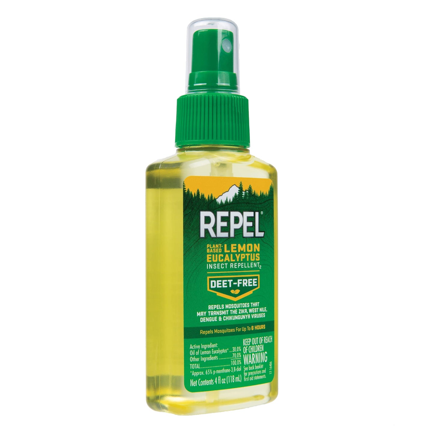 Repel 100 Insect Repellent, Pump Spray, 4-Fluid Ounces, 10-Hour Protection