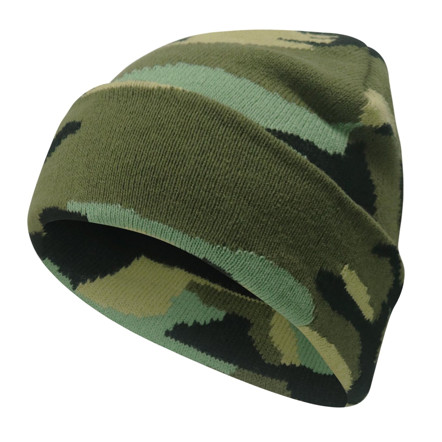 PFFY Beanie for Men Women Unisex Knit Cuffed Plain Winter Beanies Hats Skull Cap