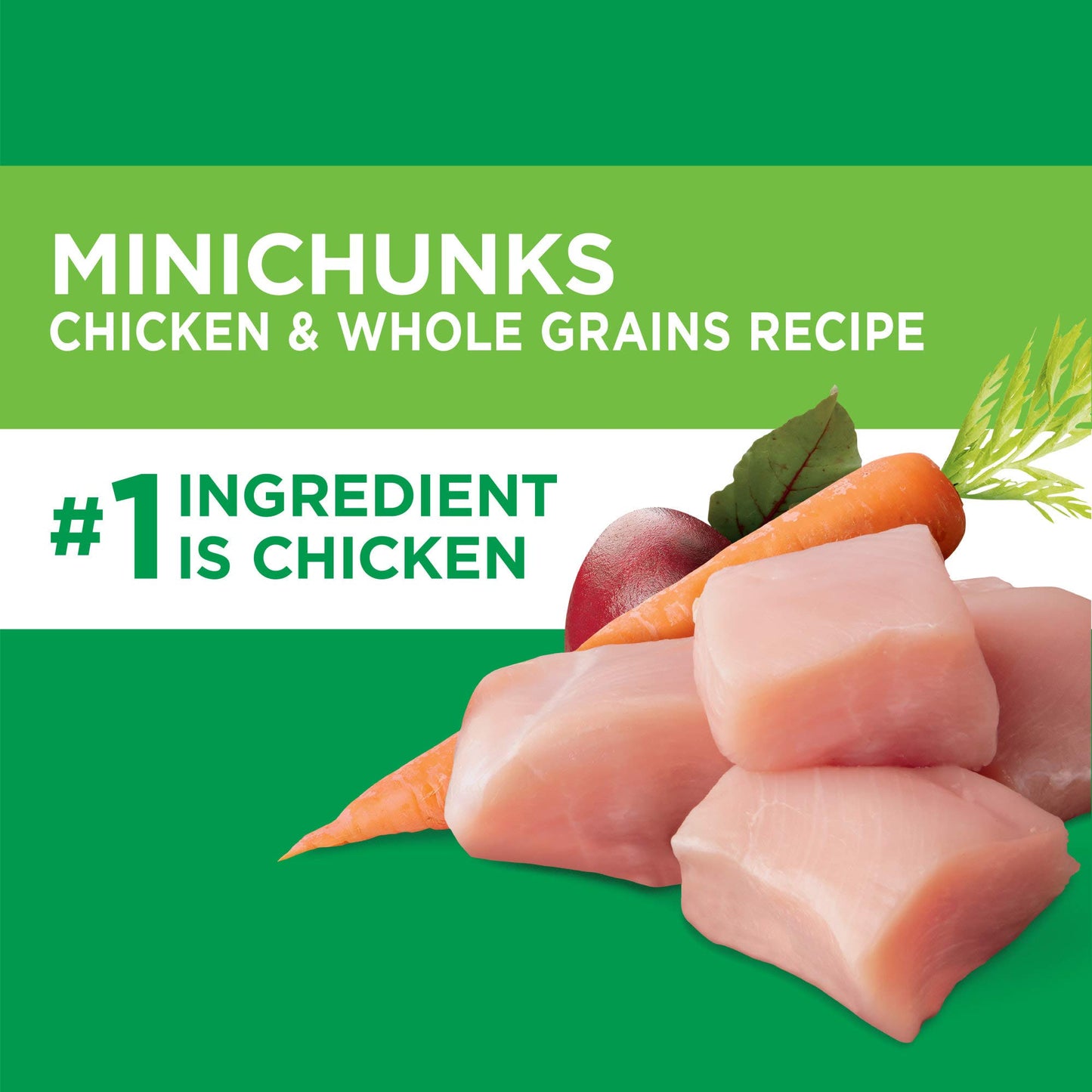 IAMS Proactive Health Minichunks Adult Dry Dog Food with Real Chicken, 30 lb. Bag