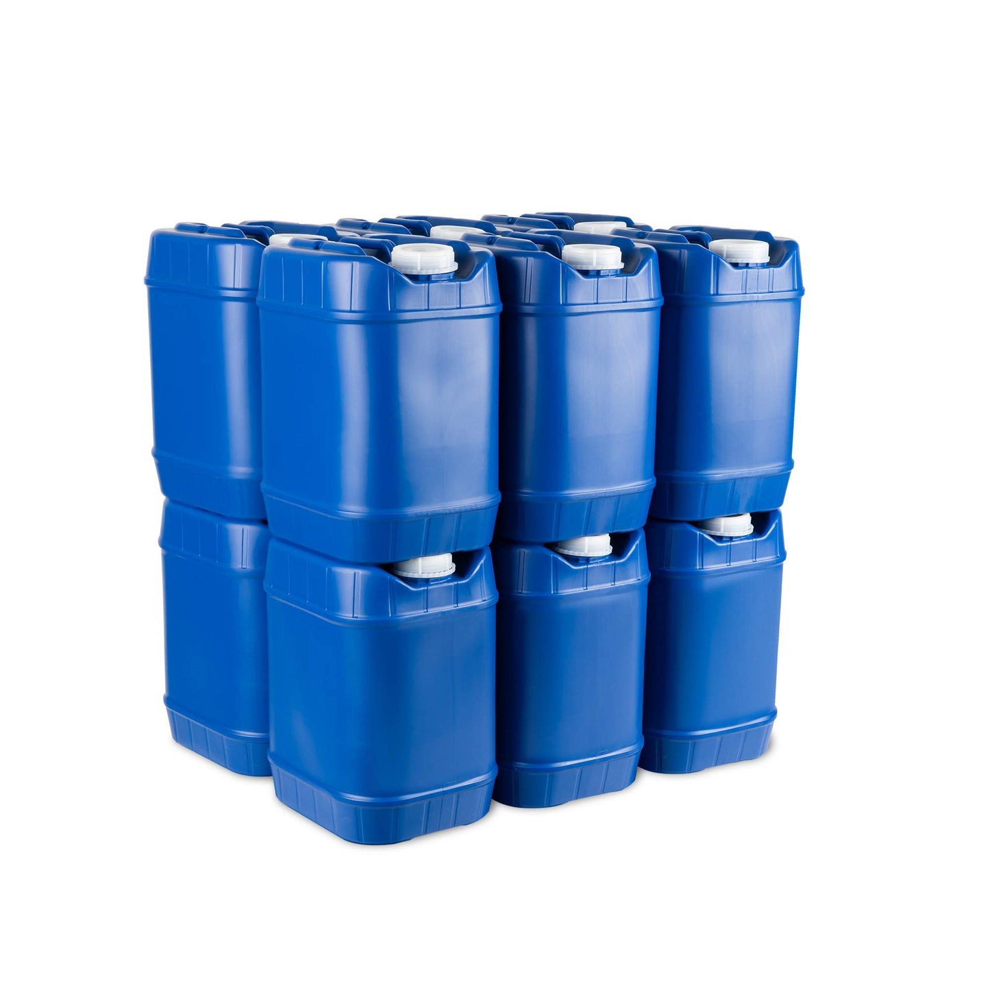 5-Gallon Stackable Water Storage Containers, Emergency Water Storage for Camping and Disaster Preparedness, 40 Gallons