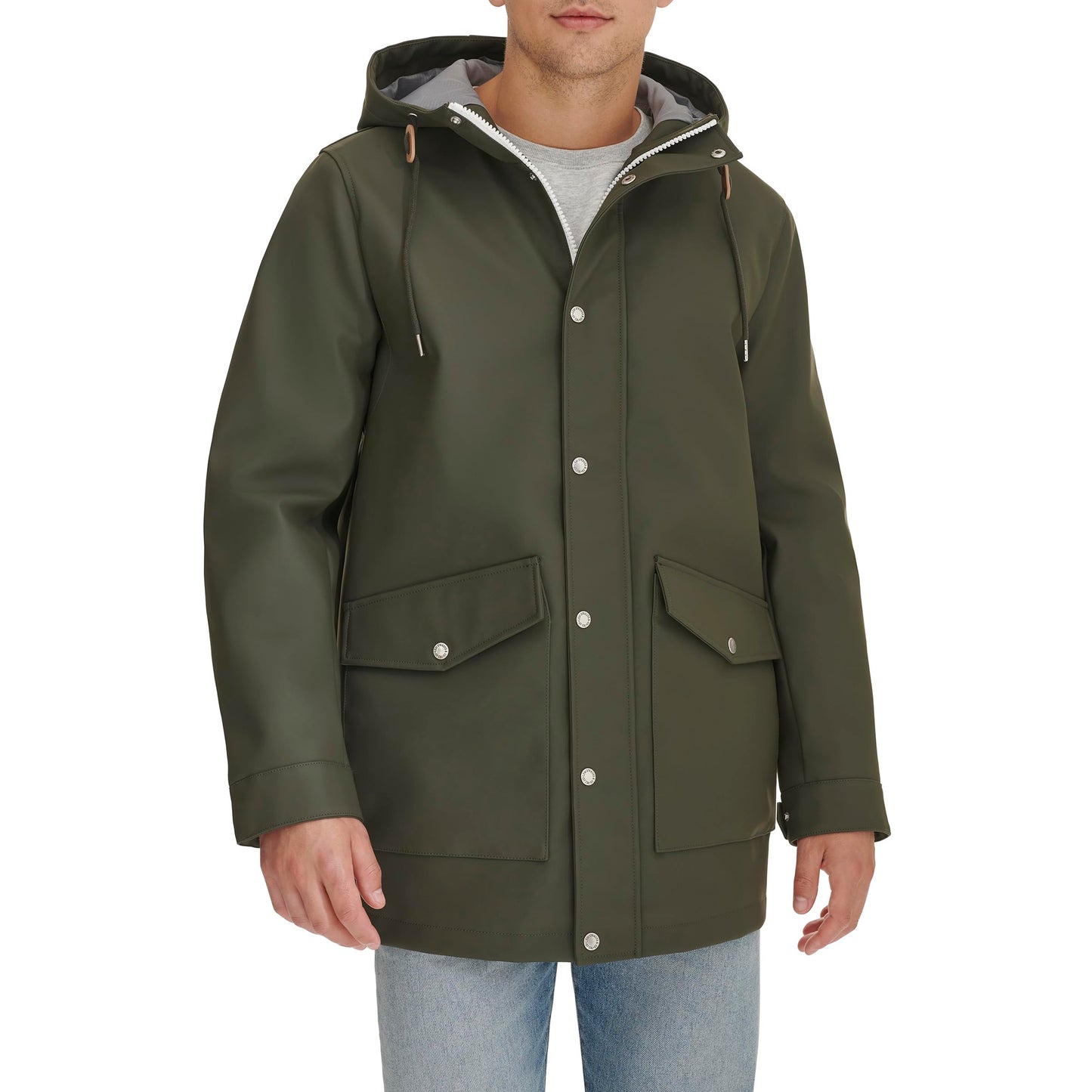 Levi's Men's Rubberized Rain Parka Jacket