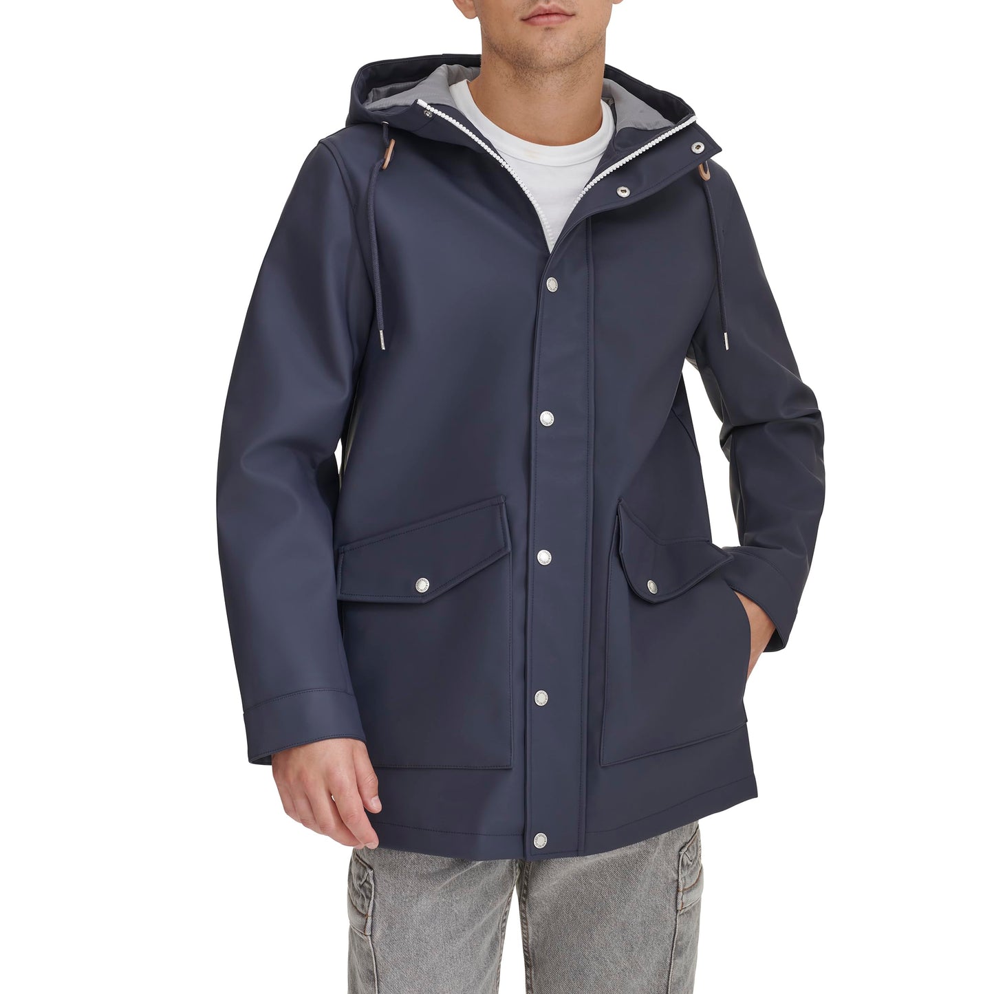 Levi's Men's Rubberized Rain Parka Jacket