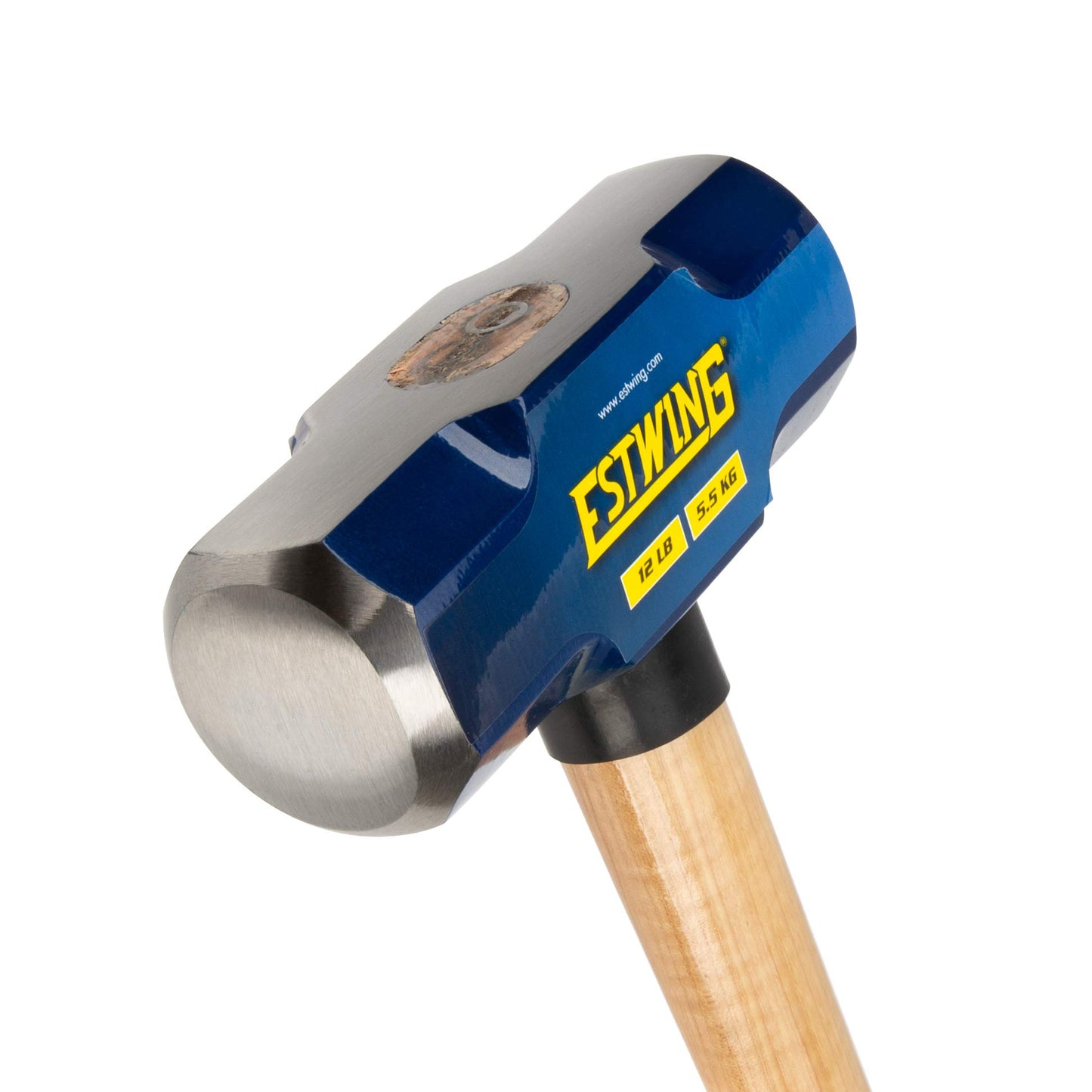 Estwing 16-Pound Hard Face Sledge Hammer for Demolition/Stake Driving, 50-55 HRC, 36-Inch Fiberglass Handle, Overstrike Protection, Textured Grip