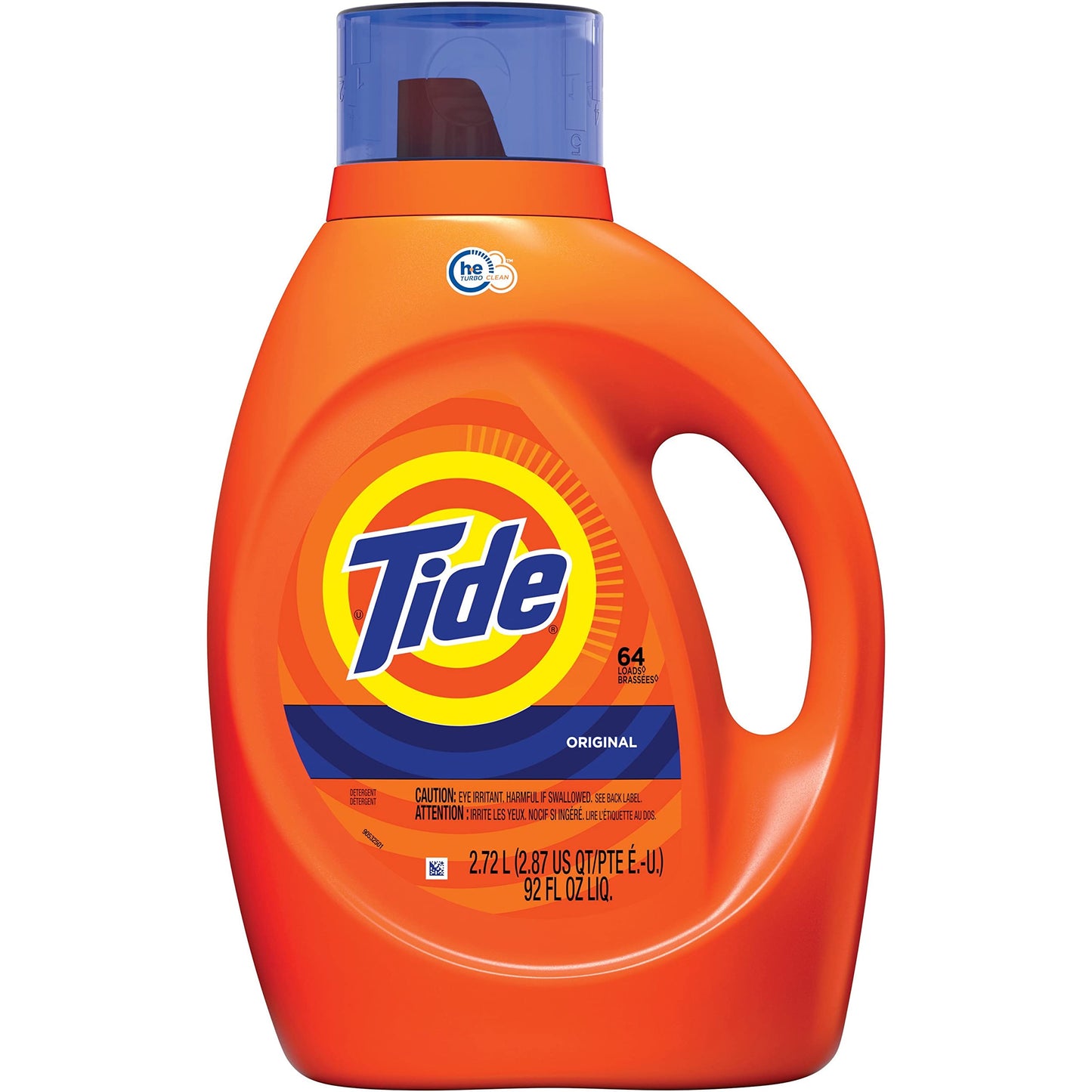 Tide Laundry Detergent Liquid, Original Scent, HE Compatible, 100 Loads, 132 fl oz, Tide Laundry Detergent, Liquid Laundry Detergent (Packaging May Vary)