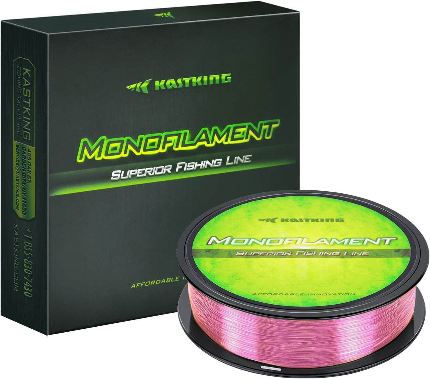 KastKing World's Premium Monofilament Fishing Line - Paralleled Roll Track - Strong and Abrasion Resistant Mono Line - Superior Nylon Material Fishing Line - 2015 ICAST Award Winning Manufacturer