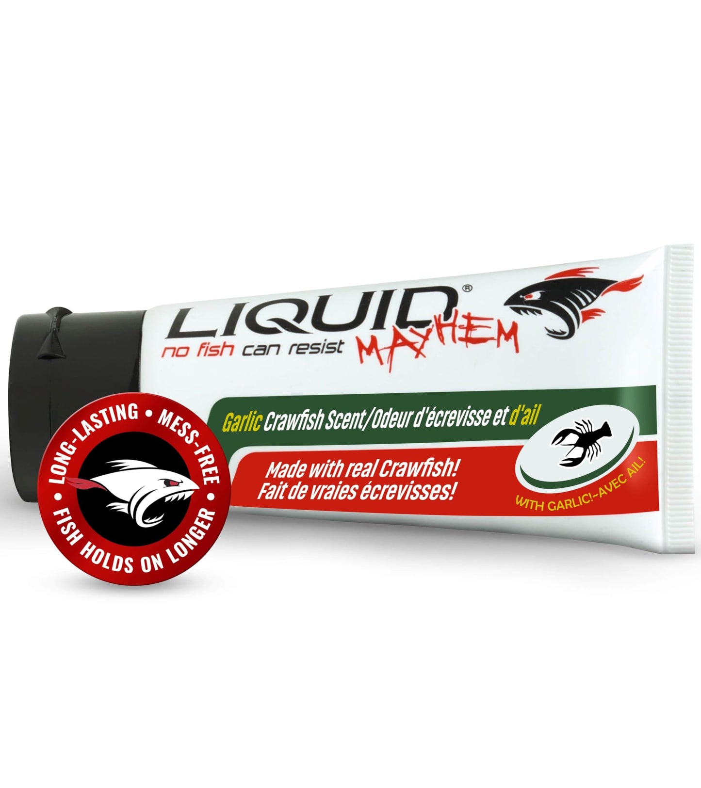 Liquid Mayhem Fish Attractant Gel – Real Bait, Aminos, UV – Multiple Scents and Pack