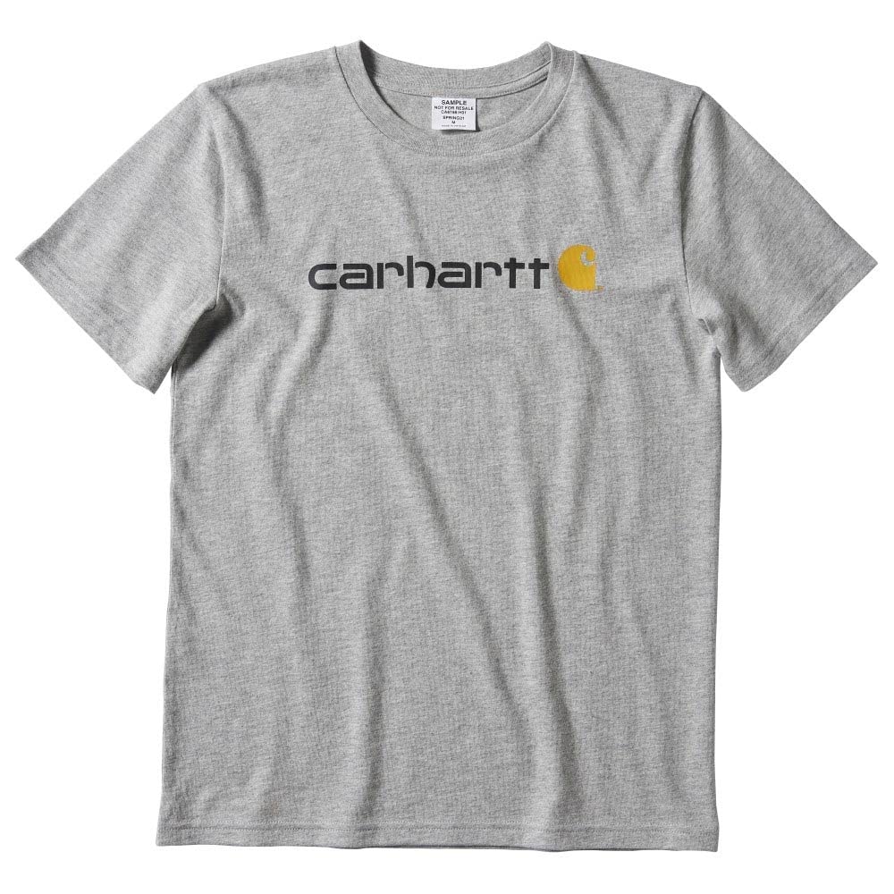 Carhartt Boys' Knit Short Sleeve Crewneck Logo T-Shirt