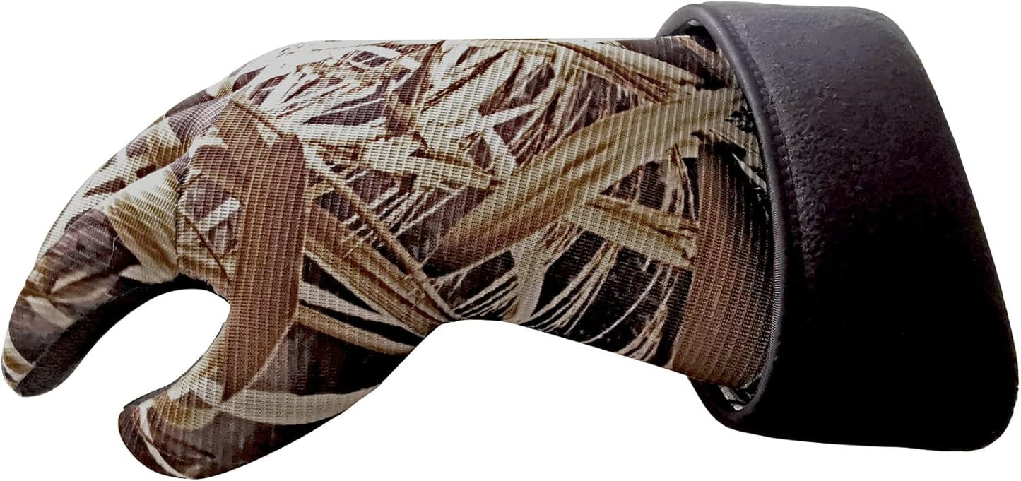 AUSCAMOTEK Waterproof Neoprene Duck Decoy Gloves - Insulated Blind Gauntlet Stay Warm and Dry in Waterfowl Hunting
