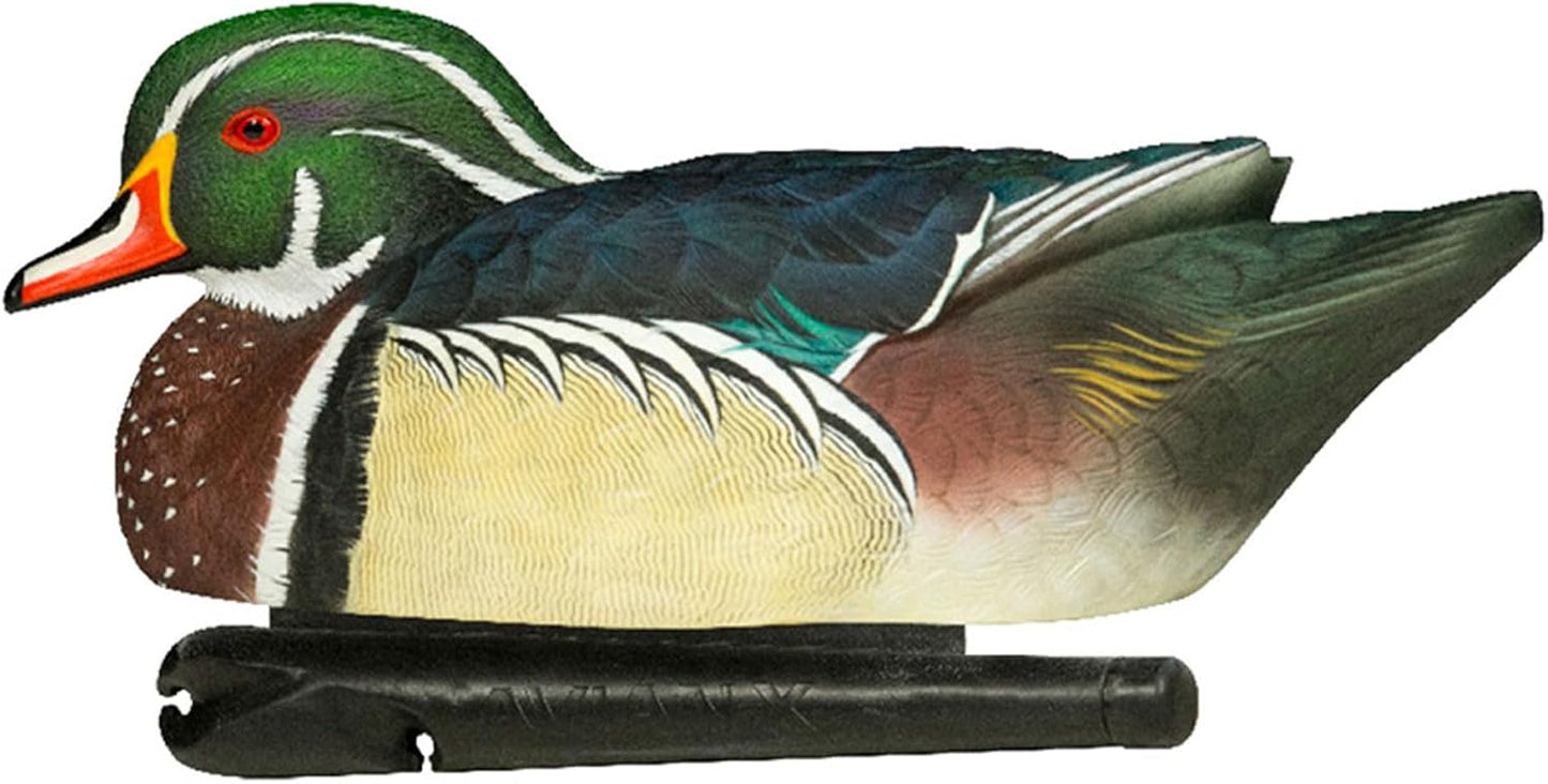 Avian X Topflight Pintail Decoys, Rugged Realistic Floating Duck Decoys for Hunting, Weight-Forward Swim Keel