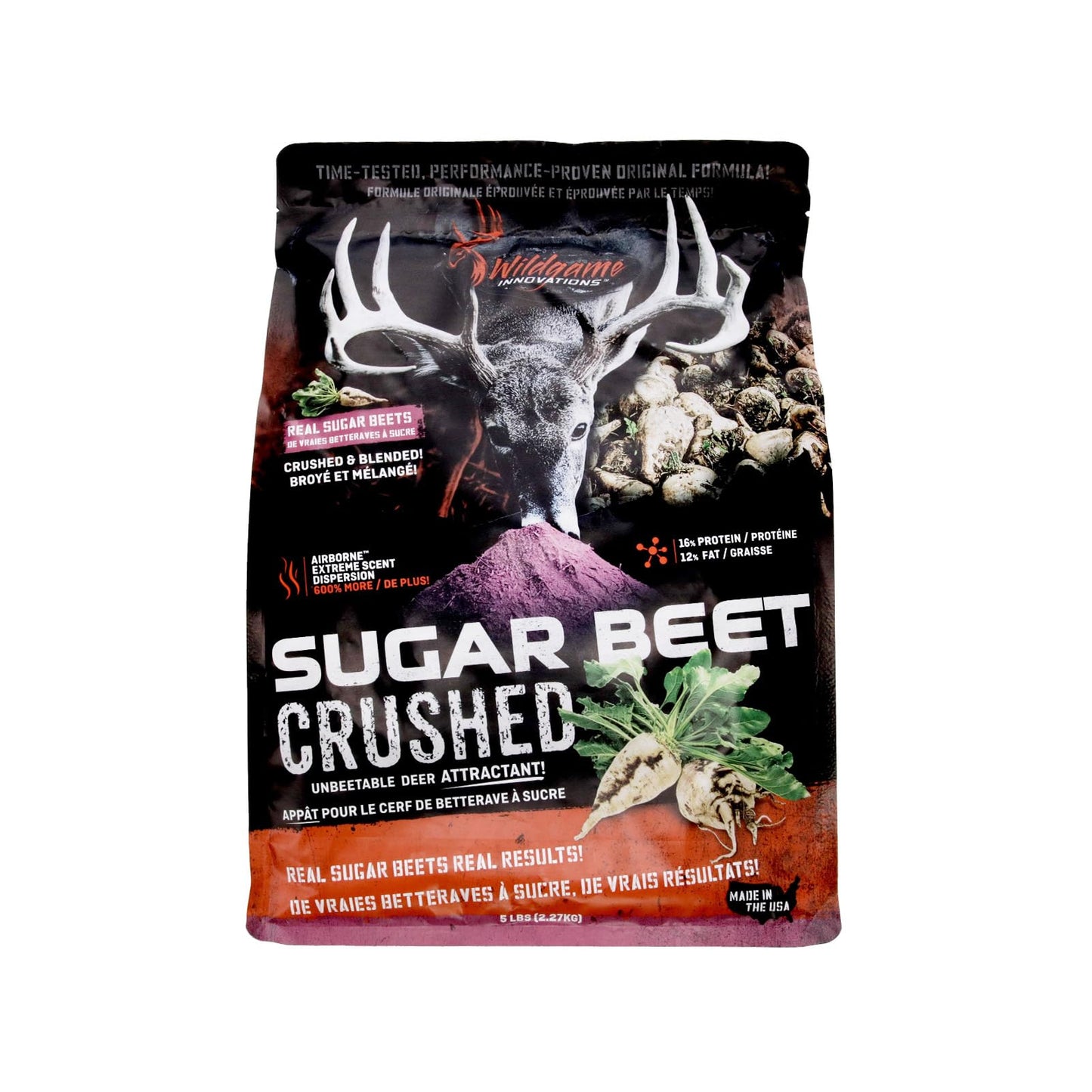 Wildgame Innovations Sugar Beet Crushed Deer Attractant | Effective Ultra-Concentrated Nutrient-Filled Deer Feed with Real Sugar Beets