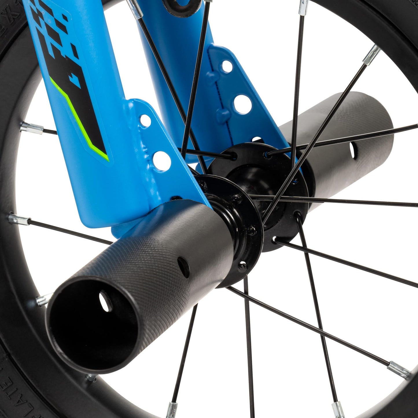 Huffy ZRX 12" Kids Bike, Ideal for Ages 3 to 5 Years Old, Front Pegs, BMX Style Handlebar, EZ Build Assembly, Designed for Growth, Durable Steel Frame, Enclosed Chain Guard, Blue