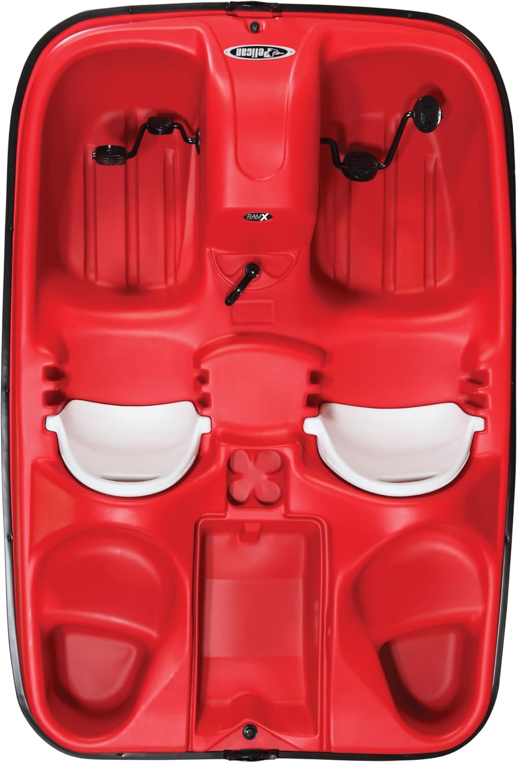 Pelican Sport - PEDAL BOAT MONACO - Adjustable 5 Seat Pedal Boat, Red/White