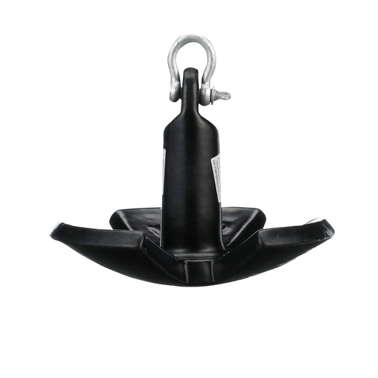 Seachoice River Anchor, Black Vinyl Coated Cast Iron, 20 Lbs.