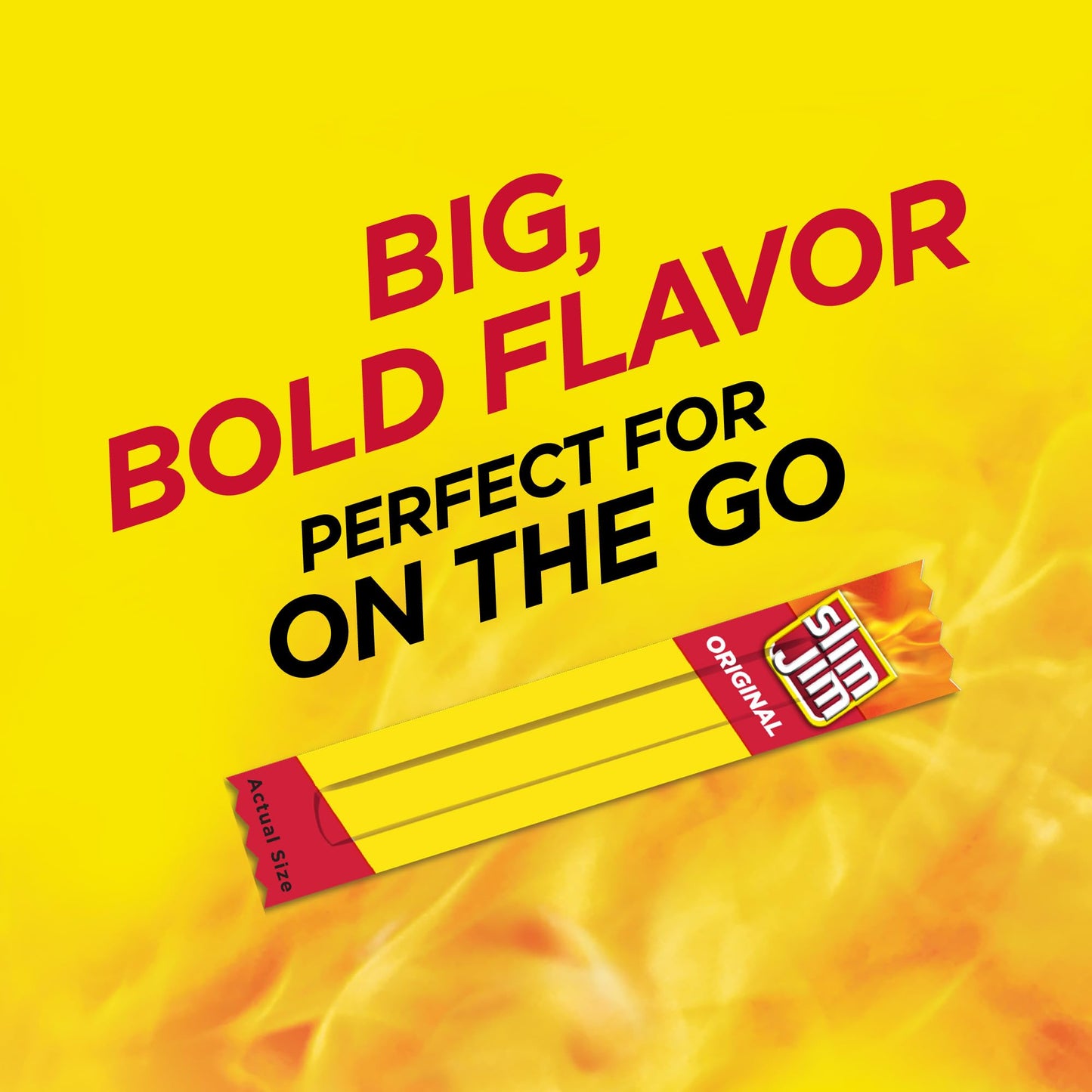 Slim Jim Smoked Meat Sticks, Mild Flavor, 6g Protein Per Serving, Snack Size, 0.28 oz. (100 Count)