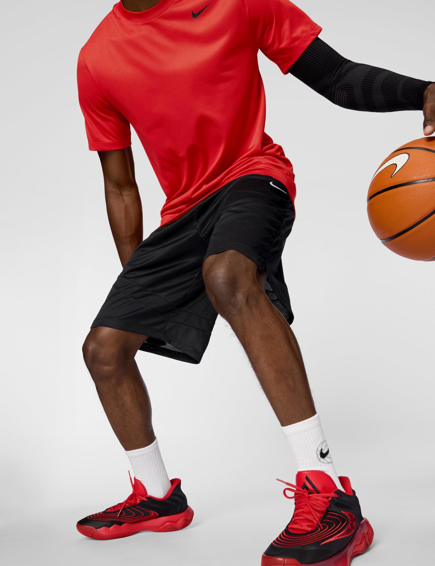 Nike Men's Inseam: 11" Dri-fit Icon, Black/Black/Black