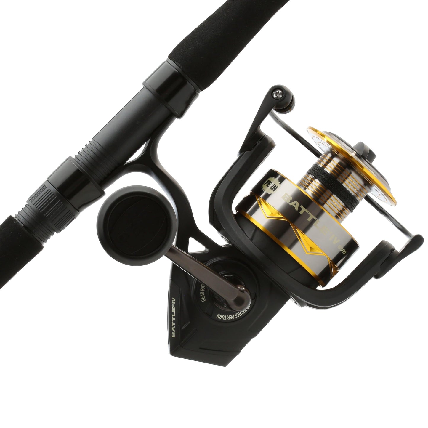 PENN Battle IV Spinning Reel and Fishing Rod Combo