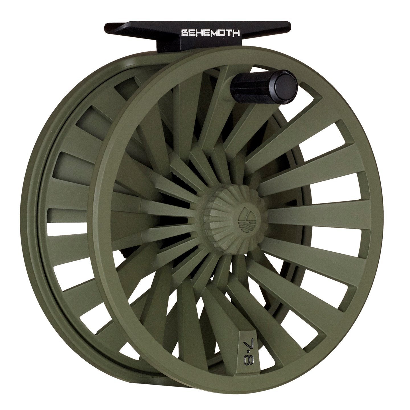 Redington Behemoth Fly Fishing Reel, Multipurpose Fly Reel for Freshwater and Saltwater, Large Arbor and Adjustable Drag, O.D. Green, 4/5