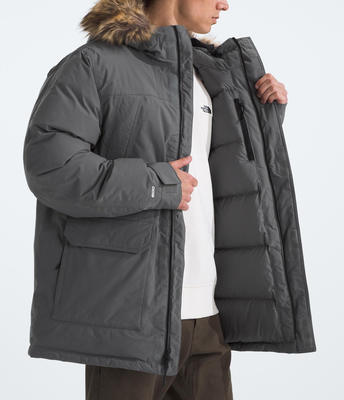 THE NORTH FACE Men's McMurdo Parka | Long Waterproof Winter Jacket With 600 Fill Waterfowl Down Insulation