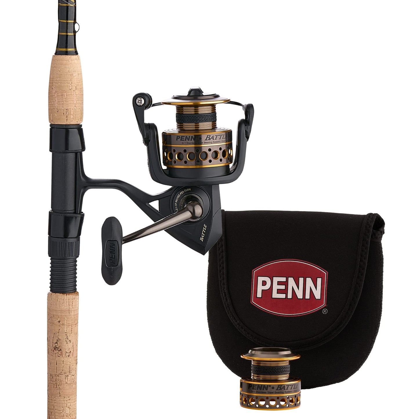 PENN Battle Spinning Reel and Fishing Rod Combo