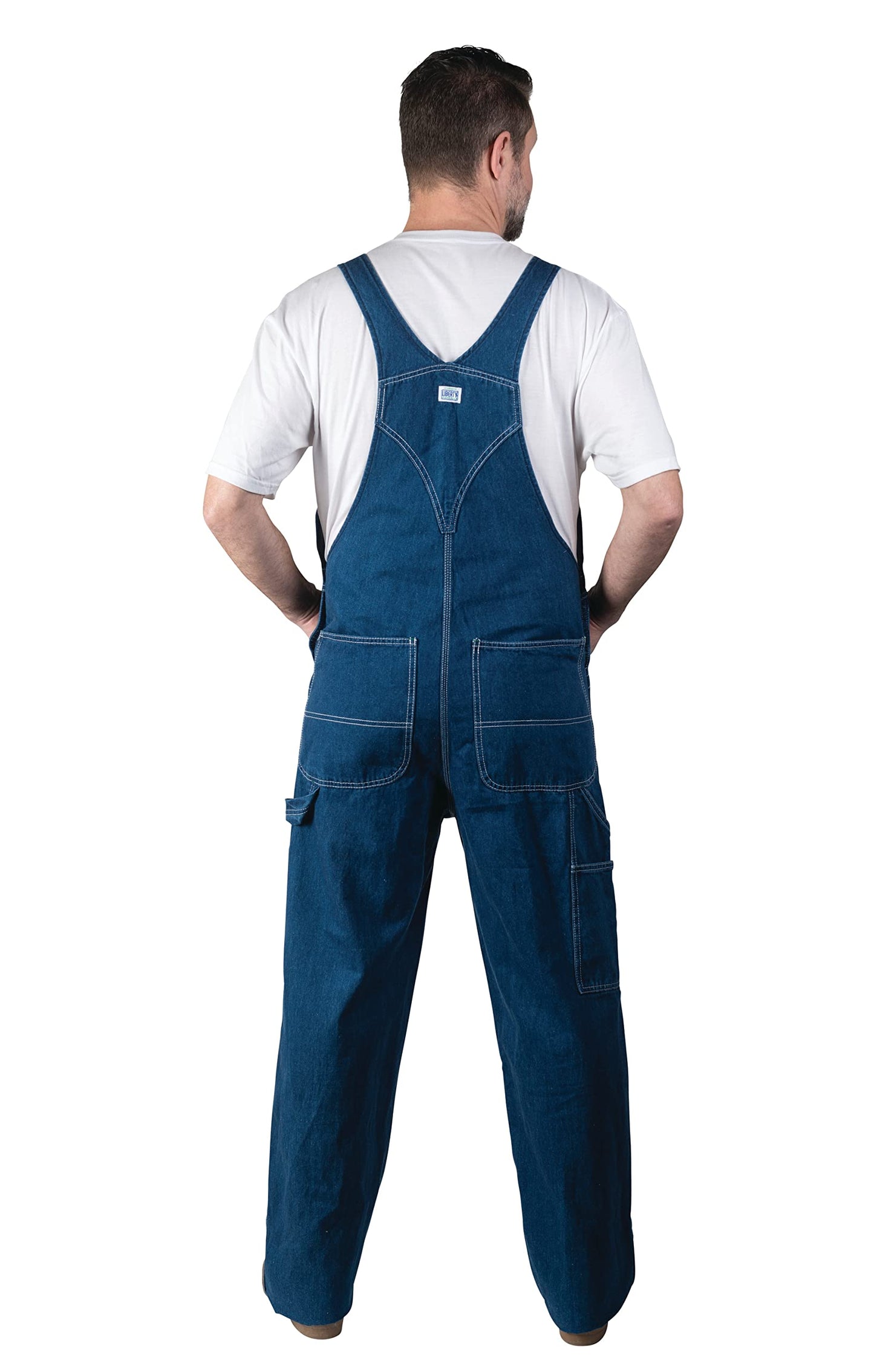 Liberty Men's Denim Stonewashed Bib Overall
