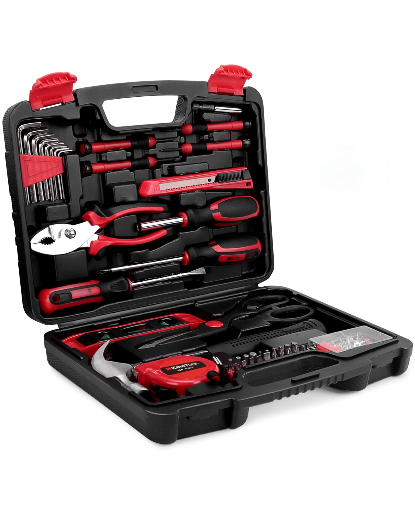 KingTool 325 Piece Home Repair Tool Kit, General Home/Auto Repair Tool Set, Toolbox Storage Case with Drawer, General Household Tool Kit - Perfect for Homeowner, Diyer, Handyman
