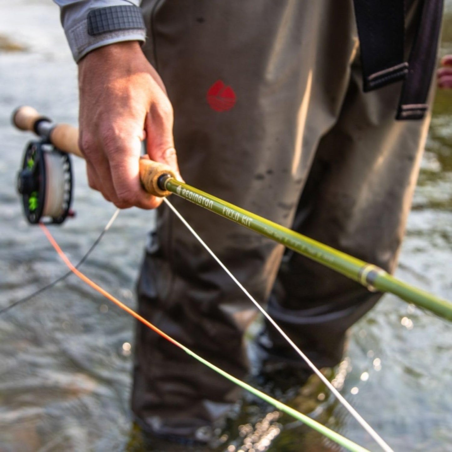 Redington Fly Fishing Field Kit, Fly Rod and Reel Combo Starter Kit, Line and Carrying Case Included