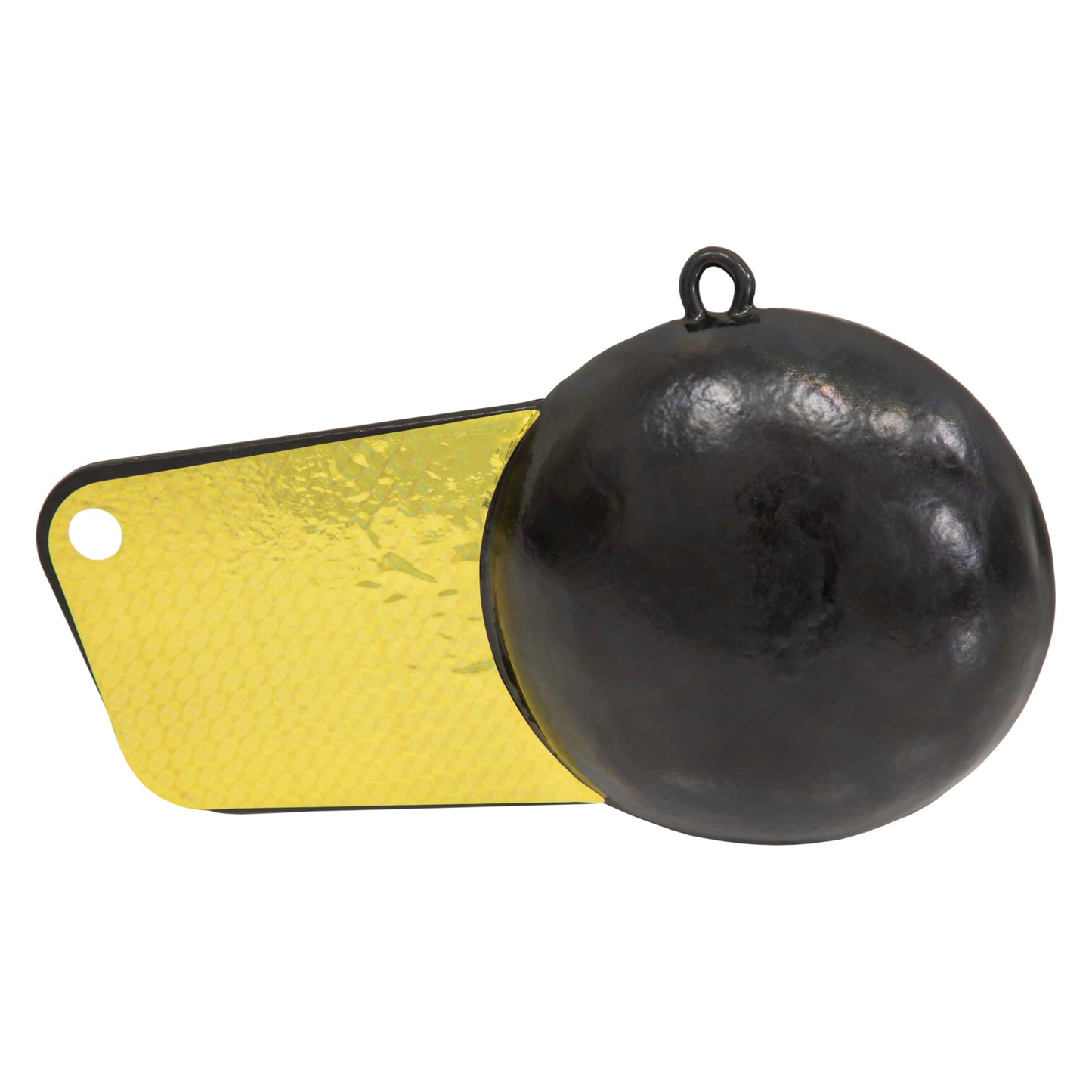 Extreme Max 3006.6747 Pancake Downrigger Weight with Protective Coating - 8 lbs.,Black