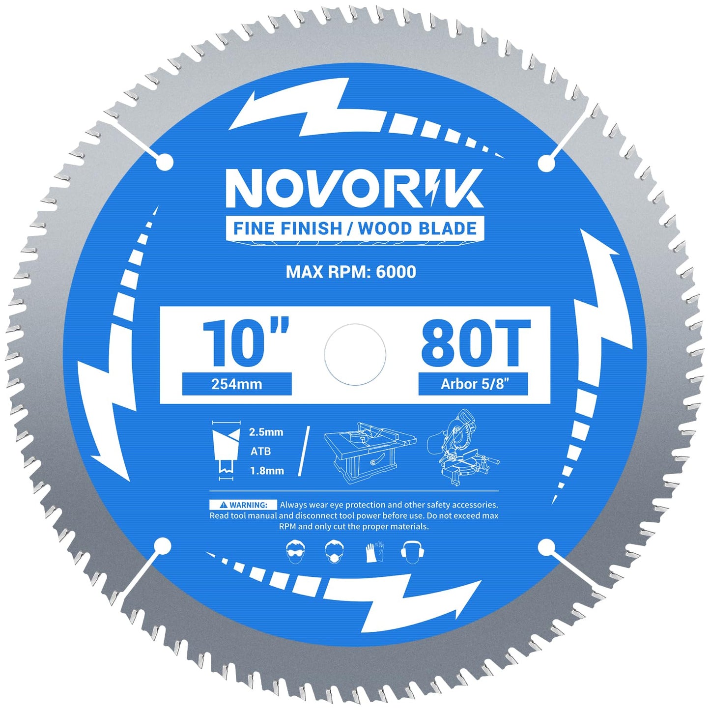 Circular Saw Blade 7-1/4" 24T&40T&60T, Saw Blade with Arbor 5/8", ATB Circular Saw Blade, Professional for Wood Cutting, 3-Pack