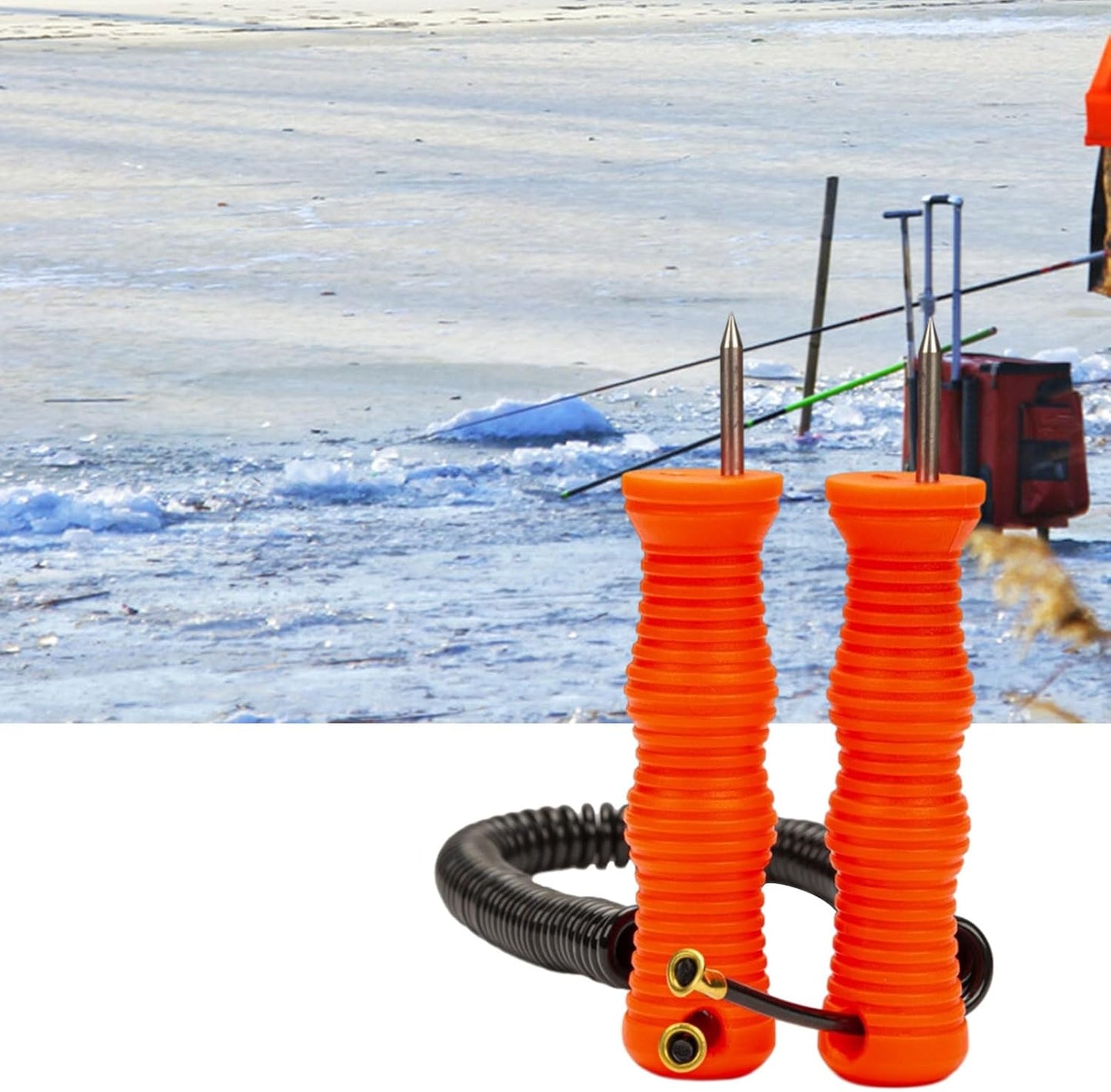 Retractable Ice Picks Kits for Ice Fishing & Ice Skating Ice Fishing Ice Accessory