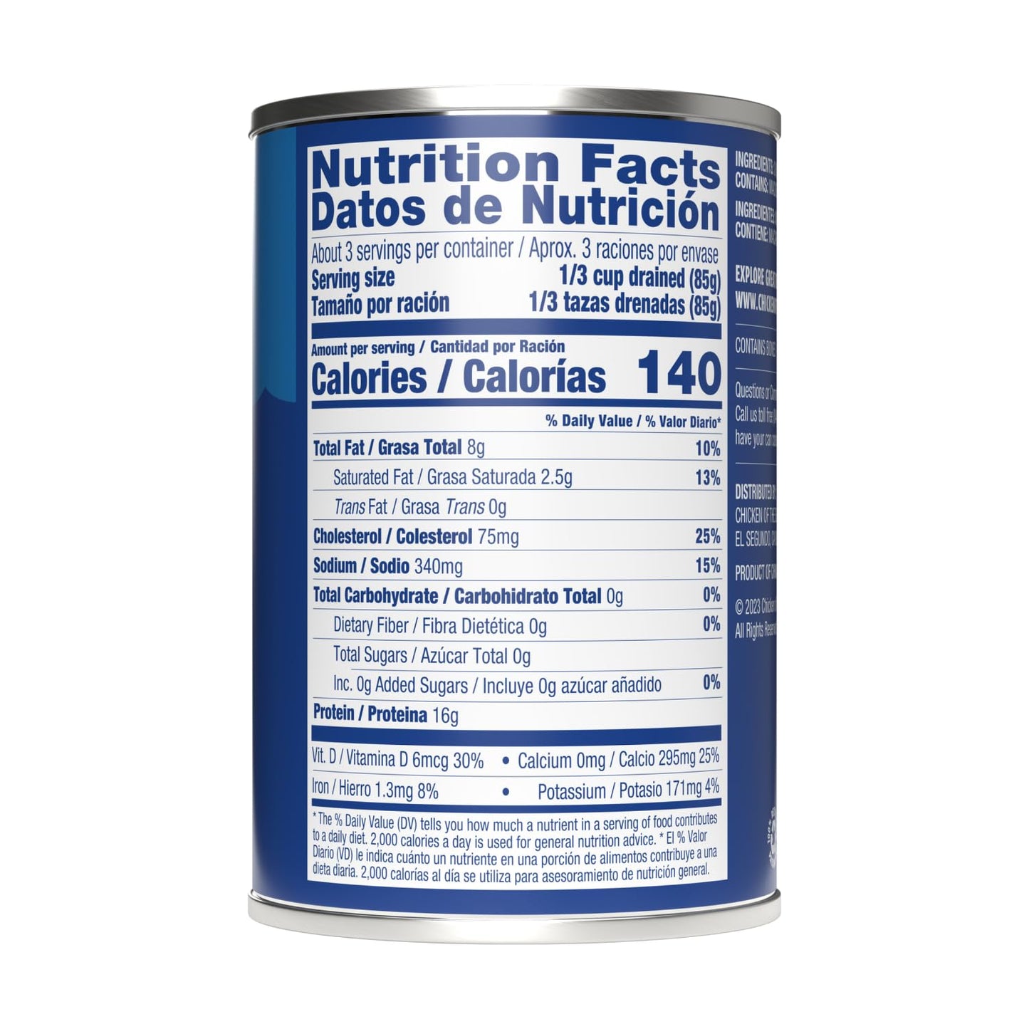Chicken of the Sea Chub Mackerel in Brine, 15 Ounce Cans (Pack of 12), Nutrient Rich, Wild Caught Canned Mackerel