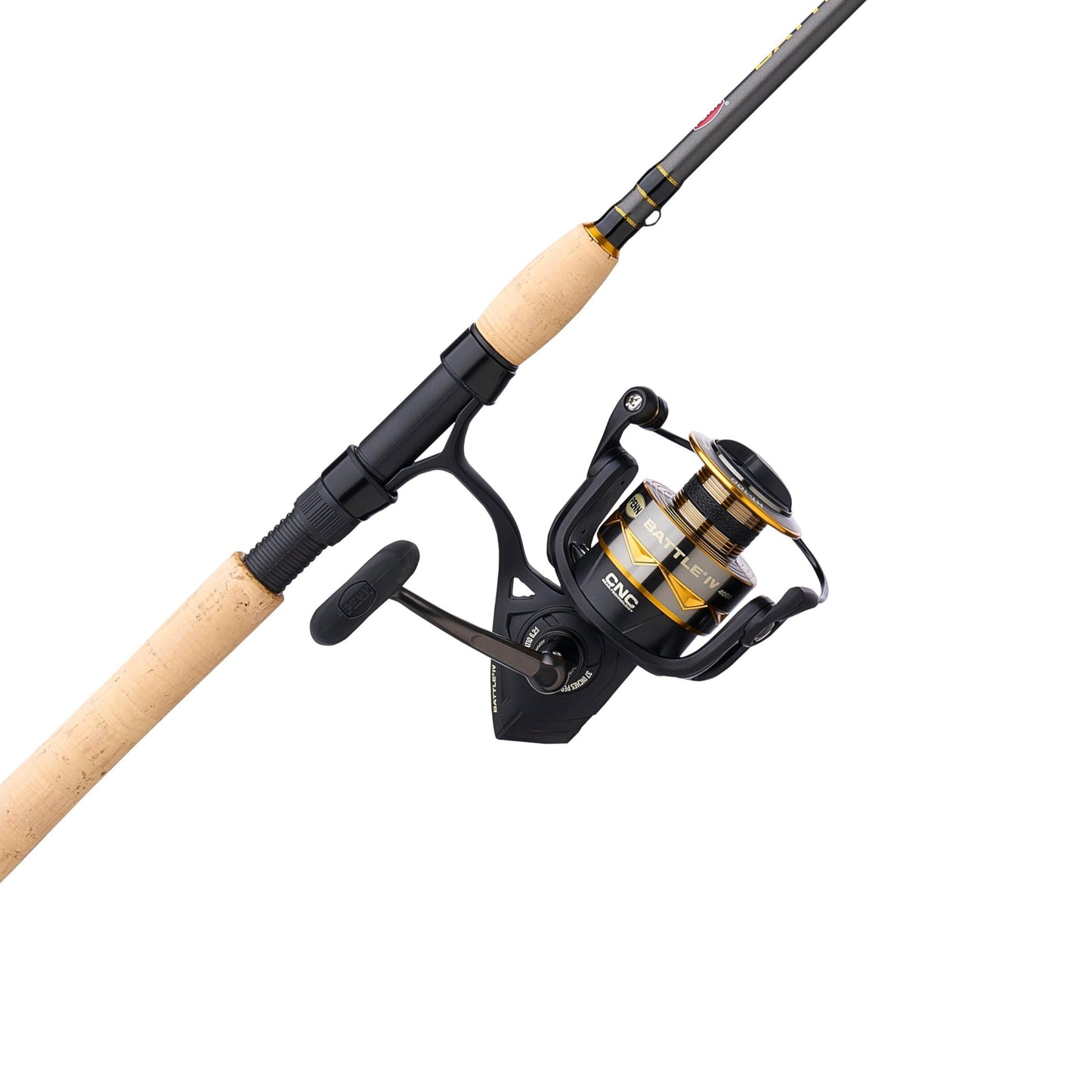 PENN Battle IV Spinning Reel and Fishing Rod Combo
