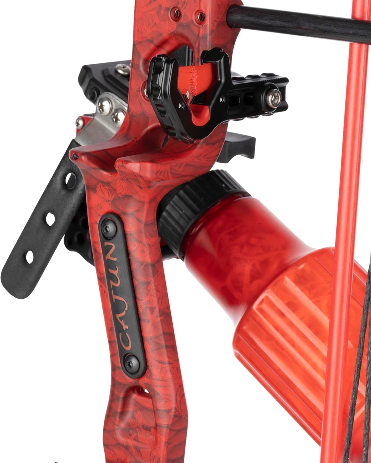 Cajun Bowfishing Sucker Punch Pro Bowfishing Bow, Left Hand, Red