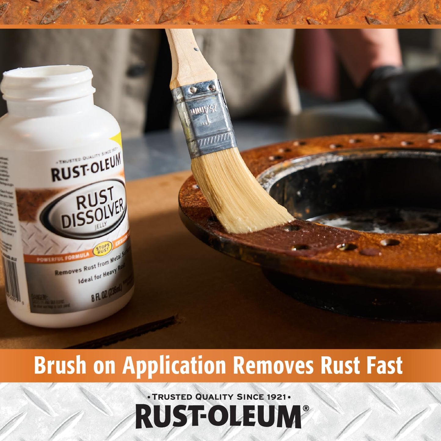 Rust-Oleum Rust Dissolver Trigger Spray Gel | Heavy-Duty Corrosion Remover for Metal Tools, Cars, Bikes, Grills, Bolts, Firearms & More | 32 oz