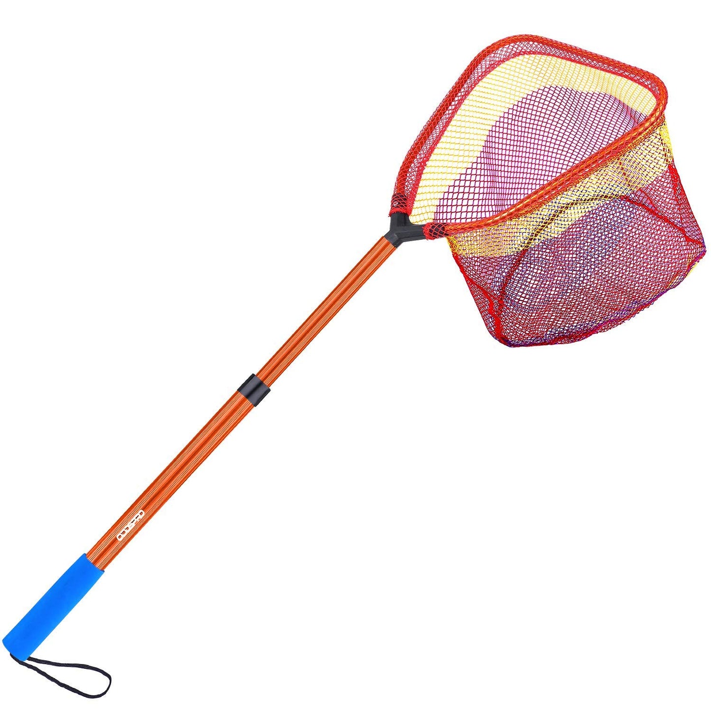 Kids Fishing Net - Telescoping Bait, Minnow, and Butterfly Net With 11.4" Depth, Handle Extends to 30" for Easy Catch and Release