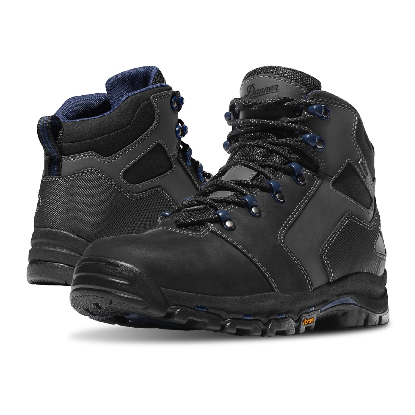 Danner Vicious 4.5” Composite Toe Work Boots for Men - Full-Grain Leather with Breathable Gore-Tex Lining, Speed Lace System & Non Slip Heel Outsole