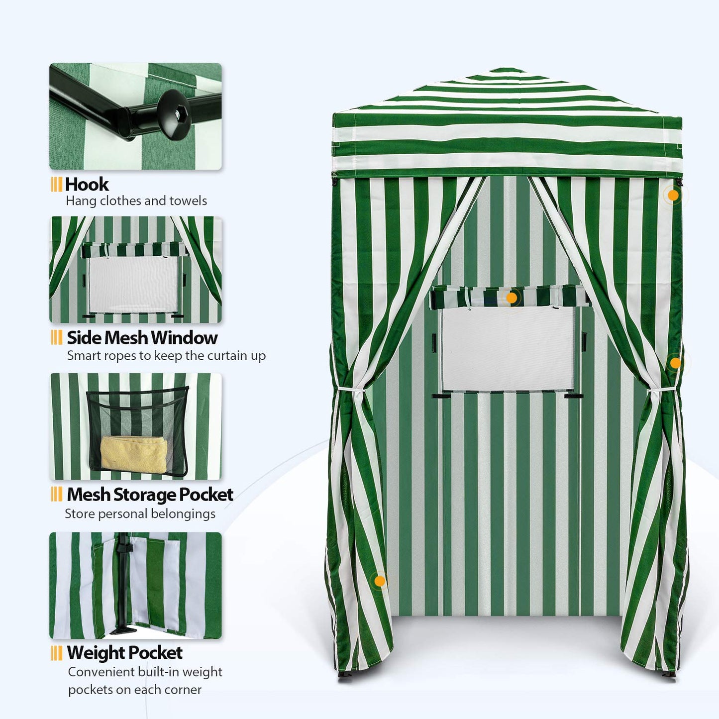 EAGLE PEAK Flex Compact 4x4 Pop-up Canopy Changing Room, Portable Dressing Room, Privacy Changing Tent for Indoor Fashion Photoshoots, Camping, or Pool, Purple